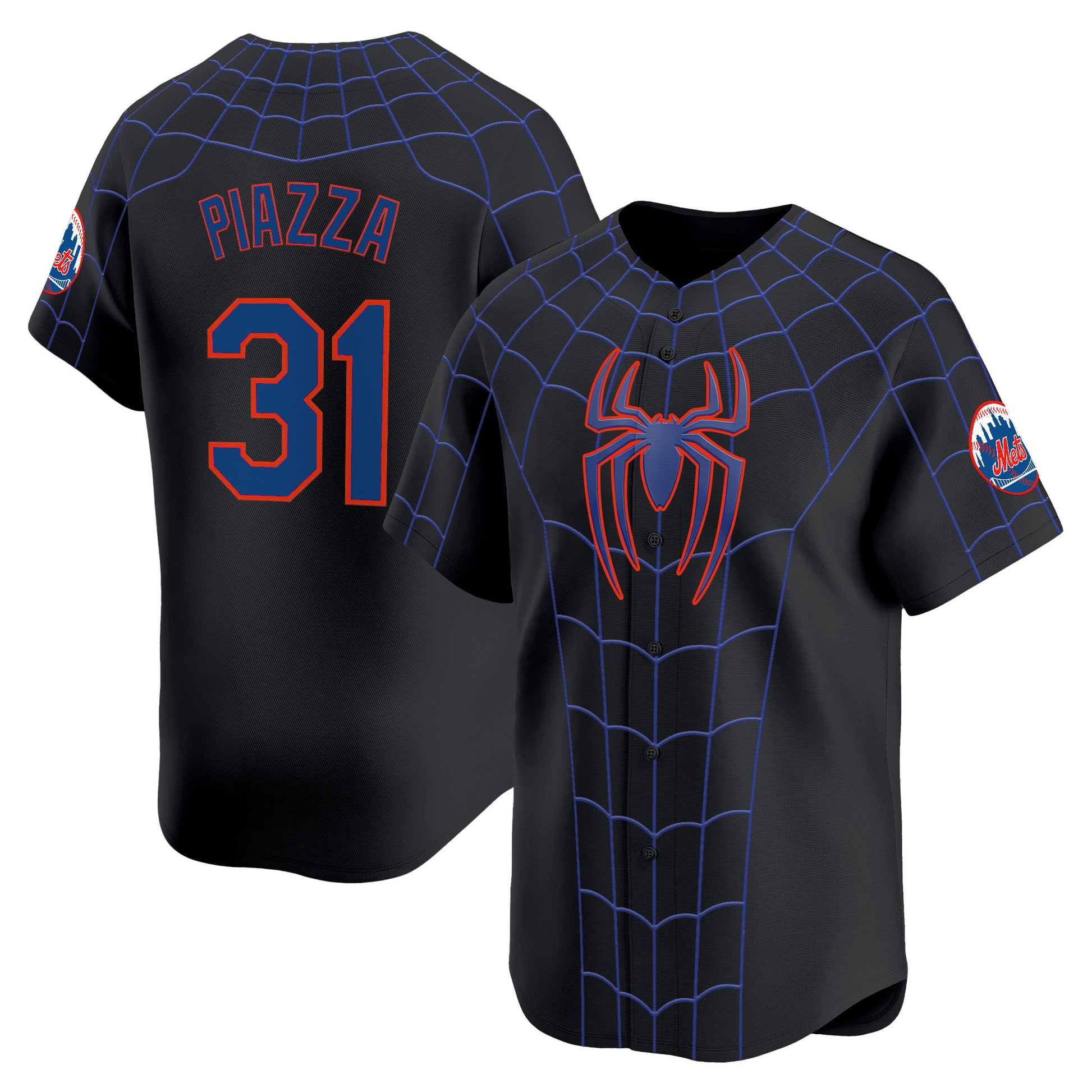 Men's New York Mets x Spider Man Brand New Day Vapor Premier Limited Jersey - Stitched