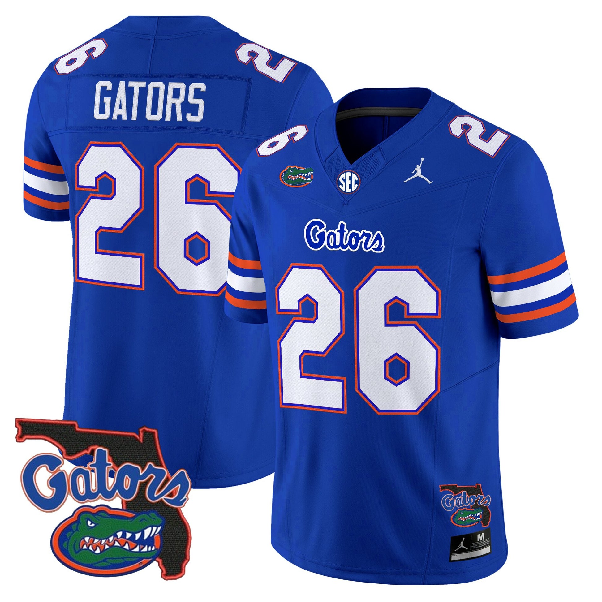 Men's Florida Gators 2026 Florida Patch Vapor Limited Jersey - All Stitched