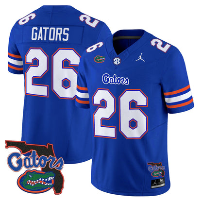 Men's Florida Gators 2026 Florida Patch Vapor Limited Jersey - All Stitched