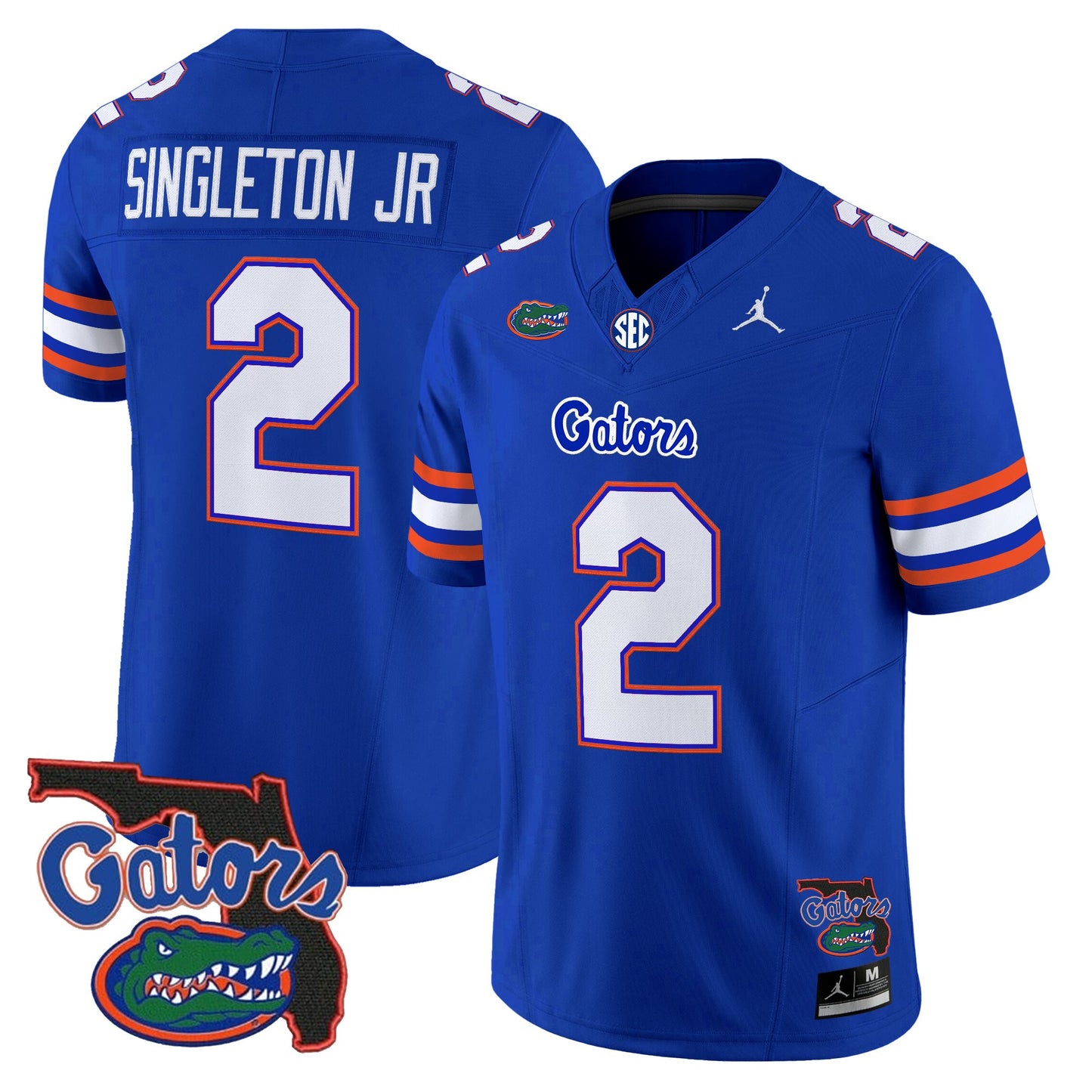 Men's Florida Gators 2026 Florida Patch Vapor Limited Jersey - All Stitched