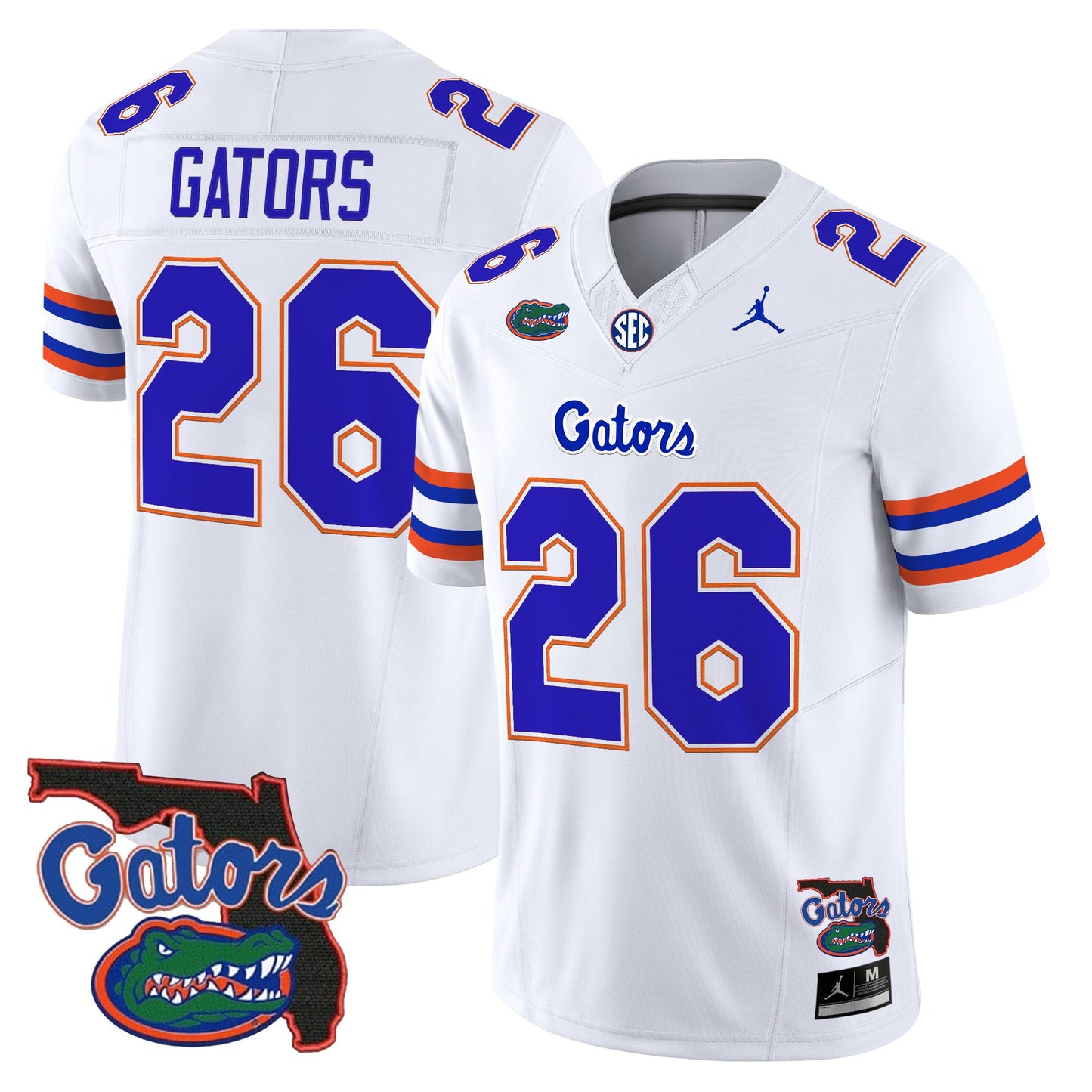 Men's Florida Gators 2026 Florida Patch Vapor Limited Jersey - All Stitched