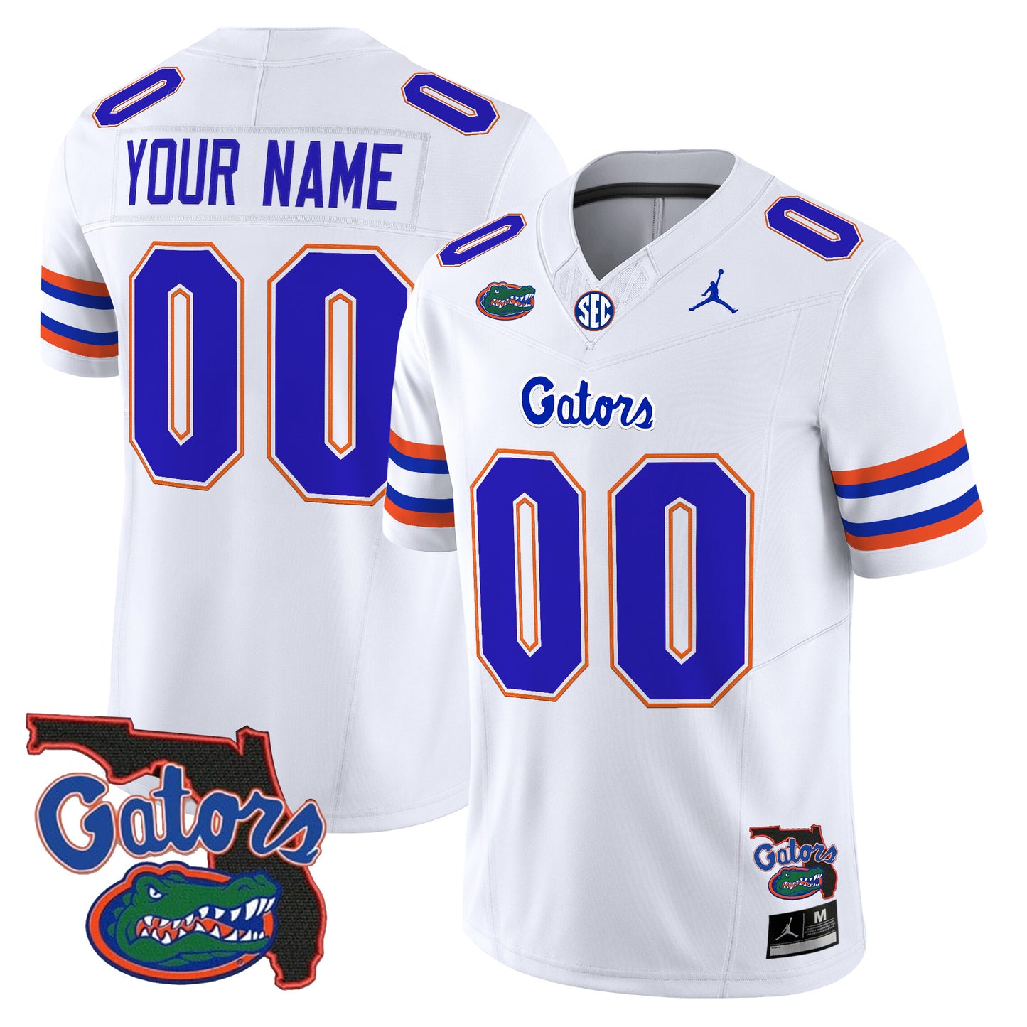 Florida Gators 2026 Florida Patch Vapor Limited Custom Jersey - All Stitched