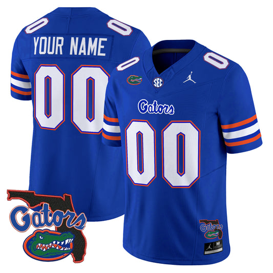 Florida Gators 2026 Florida Patch Vapor Limited Custom Jersey - All Stitched
