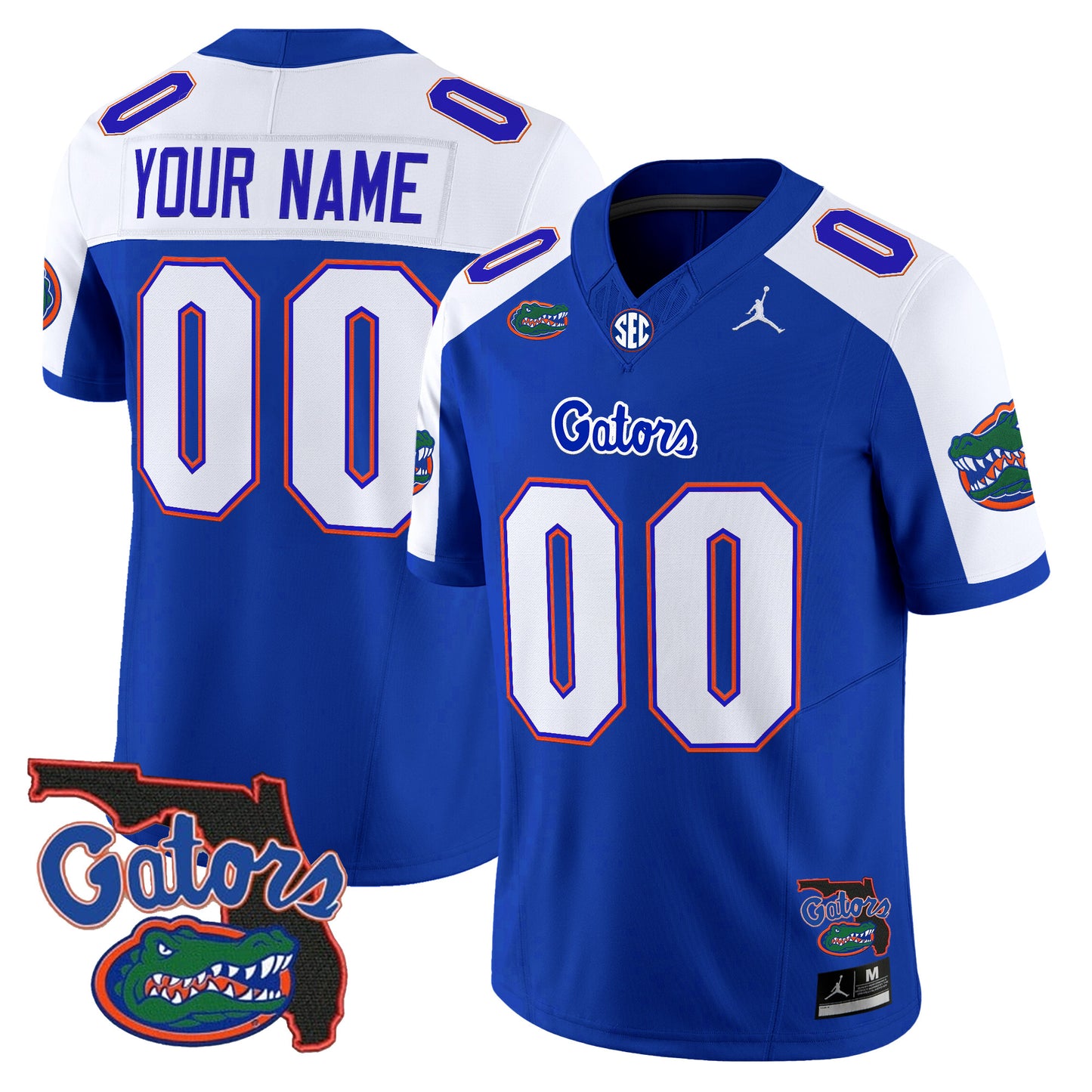 Florida Gators 2026 Florida Patch Vapor Limited Custom Jersey - All Stitched