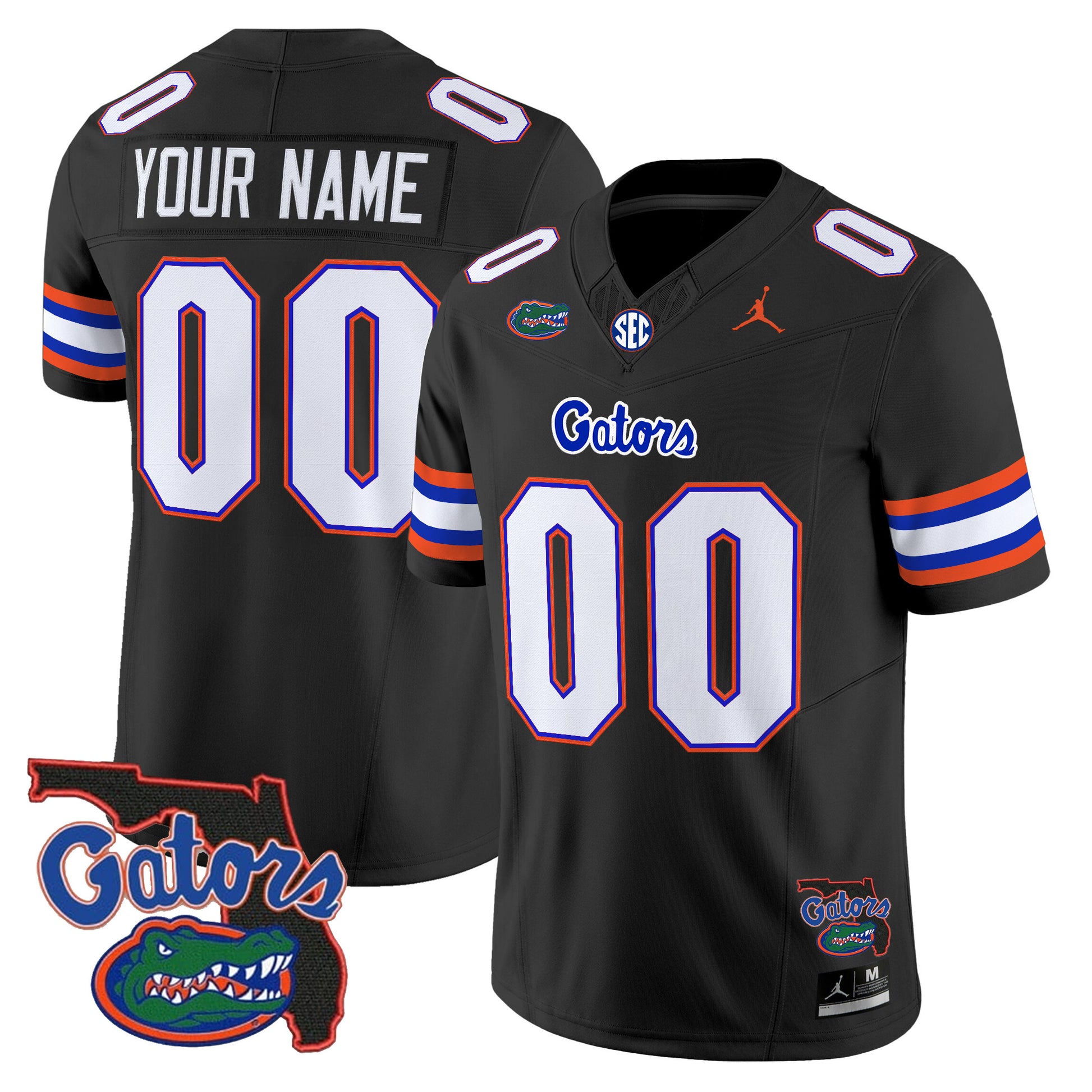 Florida Gators 2026 Florida Patch Vapor Limited Custom Jersey - All Stitched