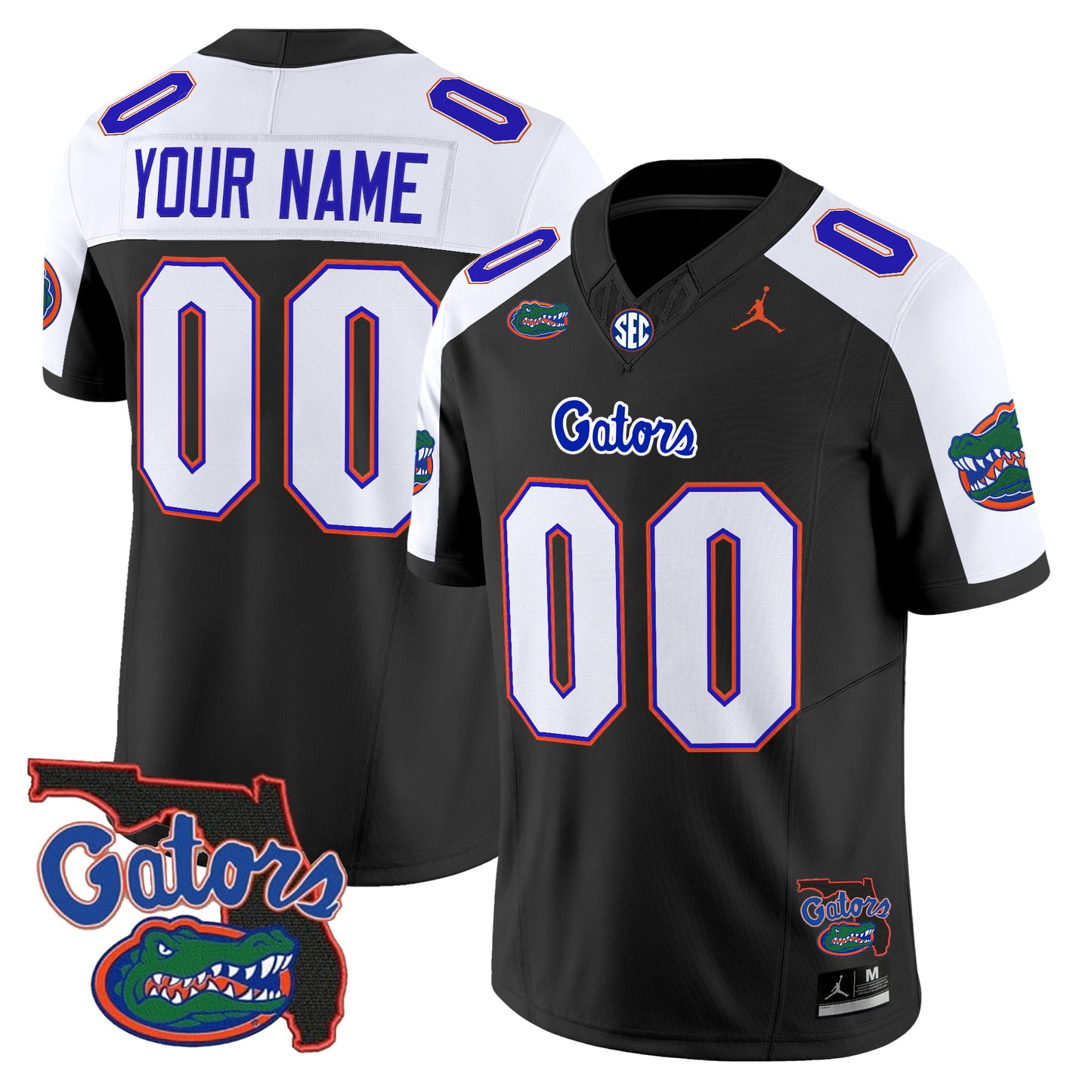 Florida Gators 2026 Florida Patch Vapor Limited Custom Jersey - All Stitched