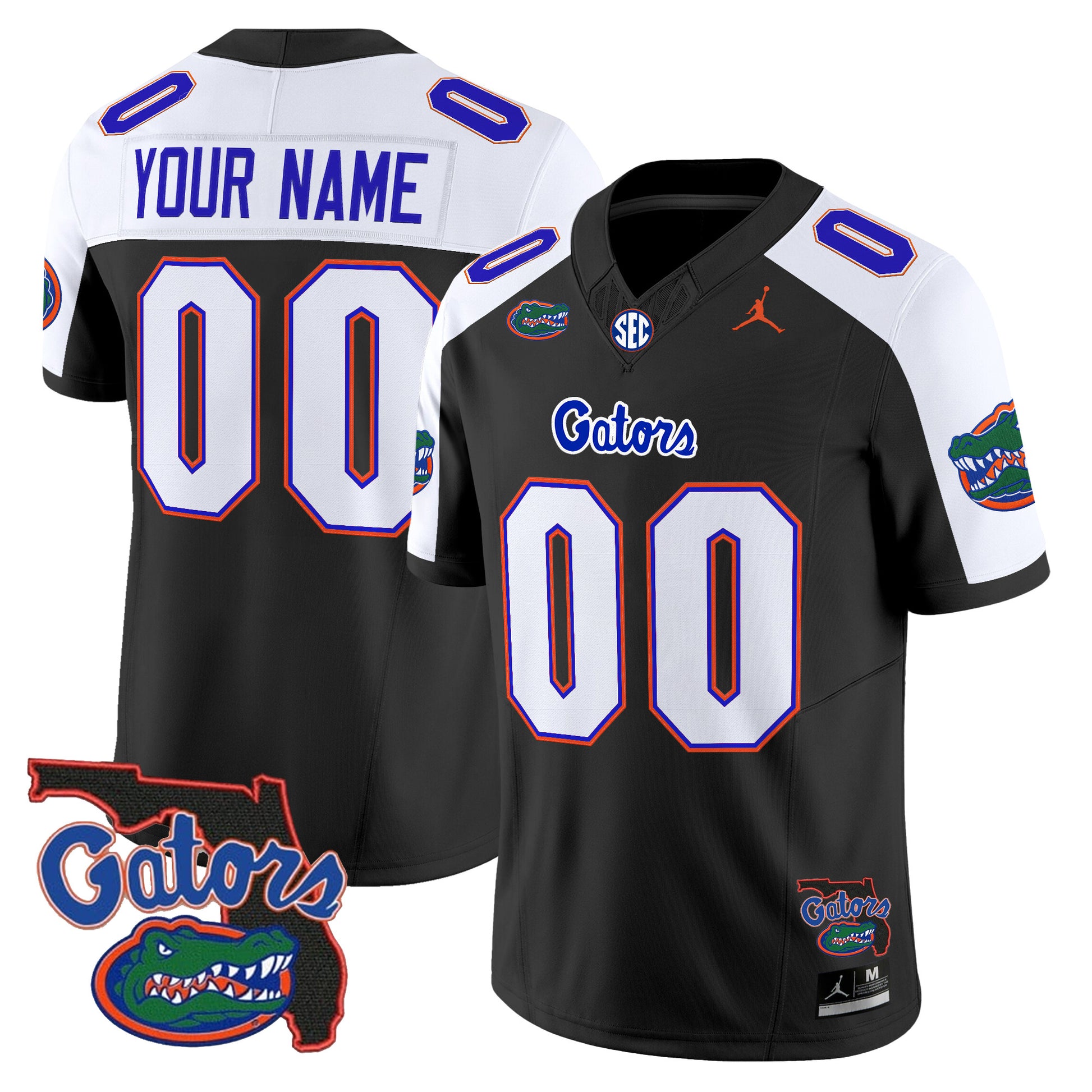 Florida Gators 2026 Florida Patch Vapor Limited Custom Jersey - All Stitched