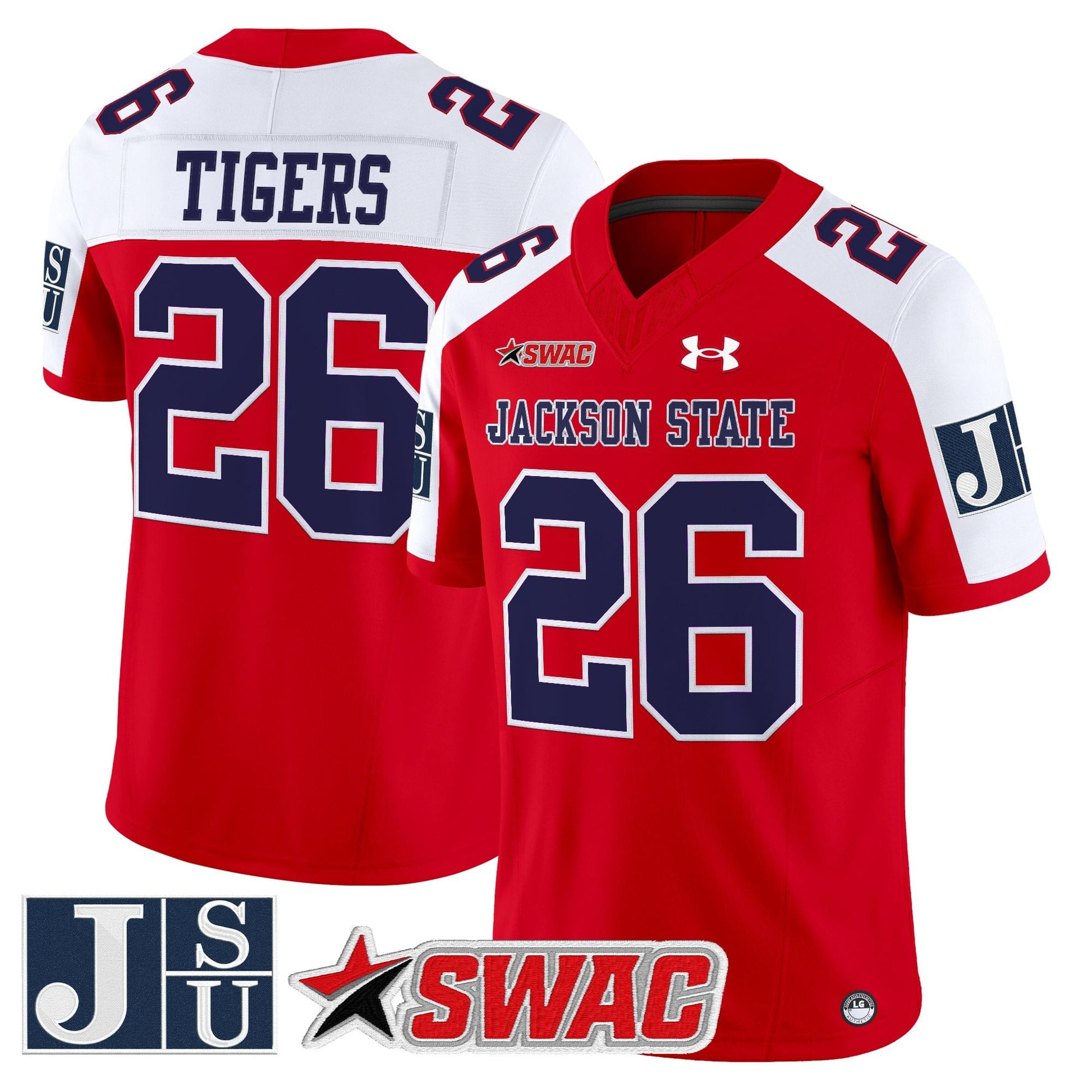 Men's Jackson State Tigers 2026 Vapor Limited Jersey - All Stitched