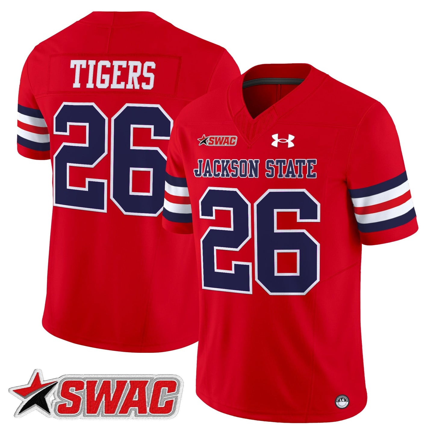 Men's Jackson State Tigers 2026 Vapor Limited Jersey - All Stitched