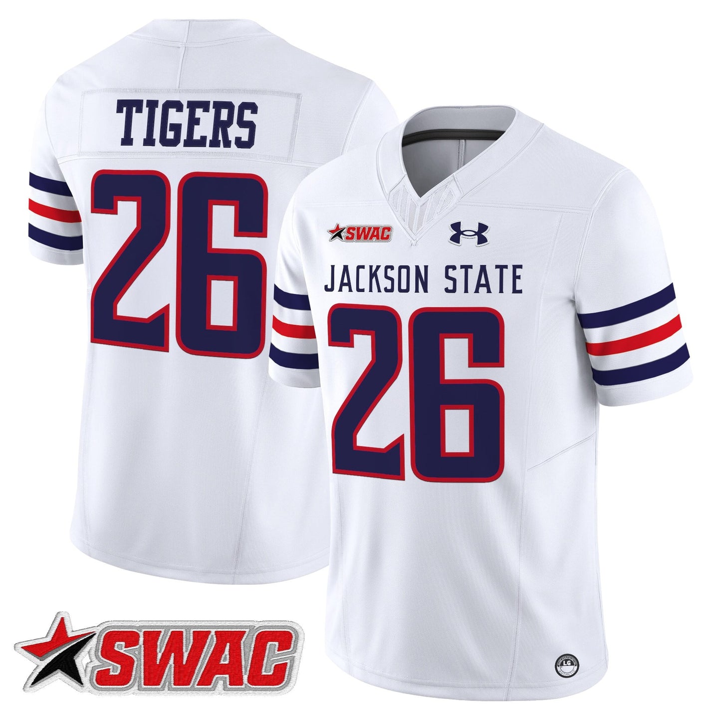Men's Jackson State Tigers 2026 Vapor Limited Jersey - All Stitched