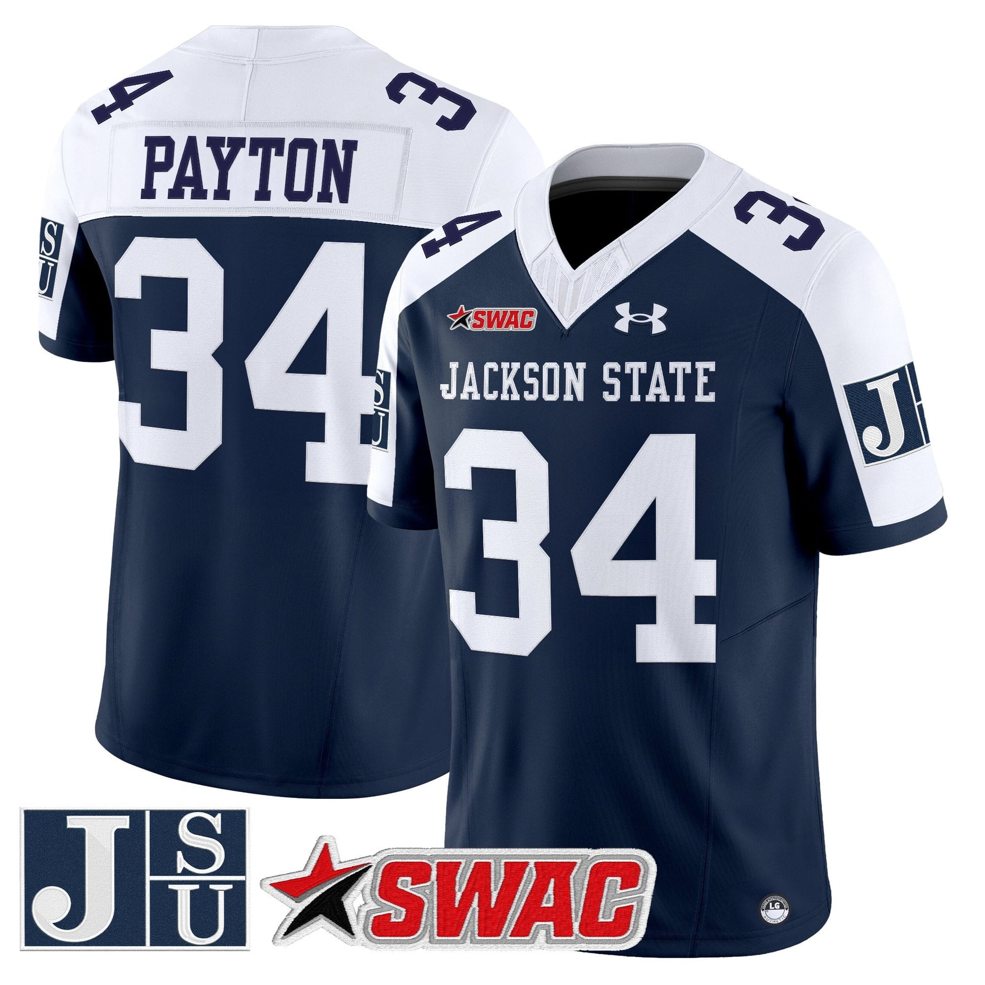 Men's Jackson State Tigers 2026 Vapor Limited Jersey - All Stitched