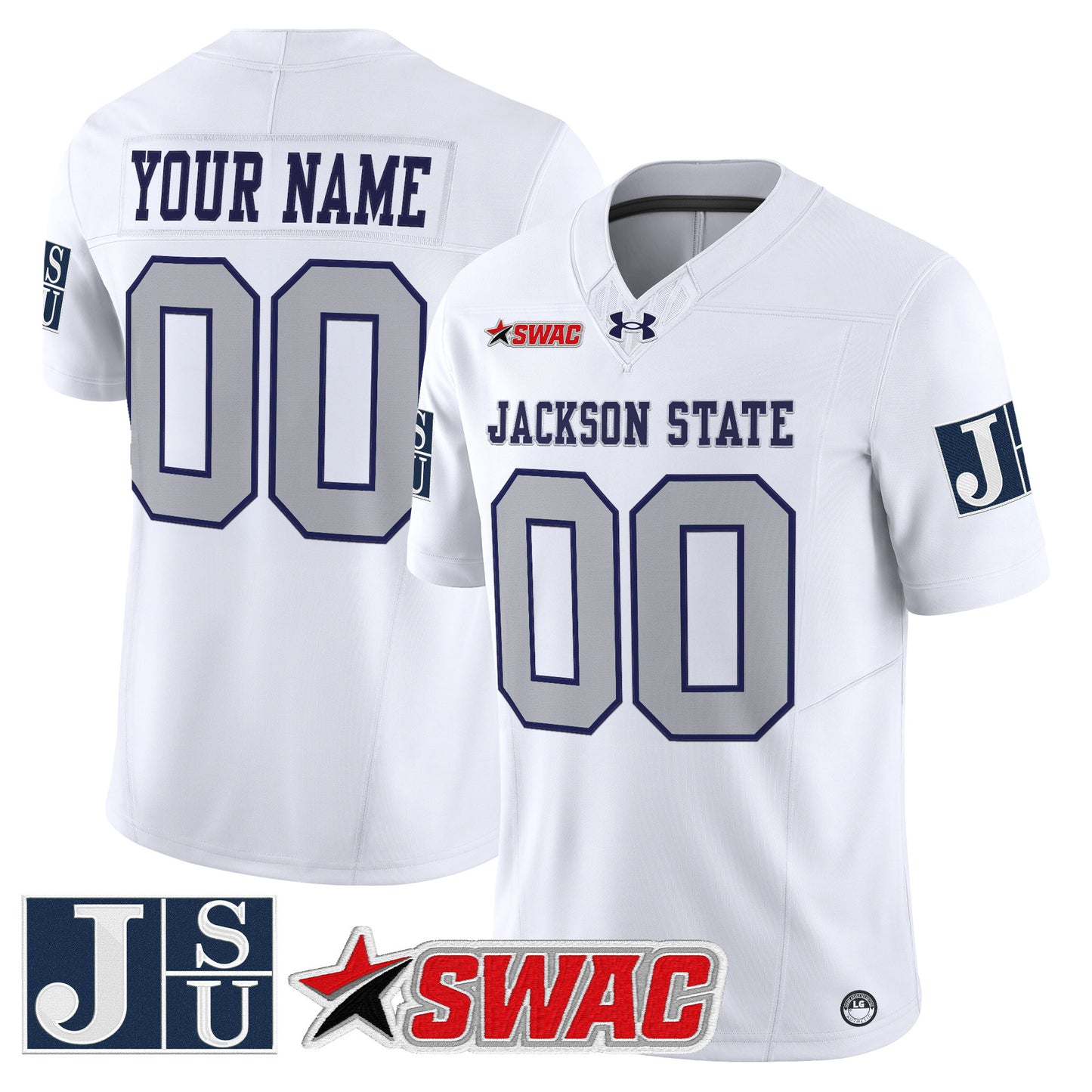 Jackson State Tigers 2026 Vapor Limited Custom Jersey - All Stitched