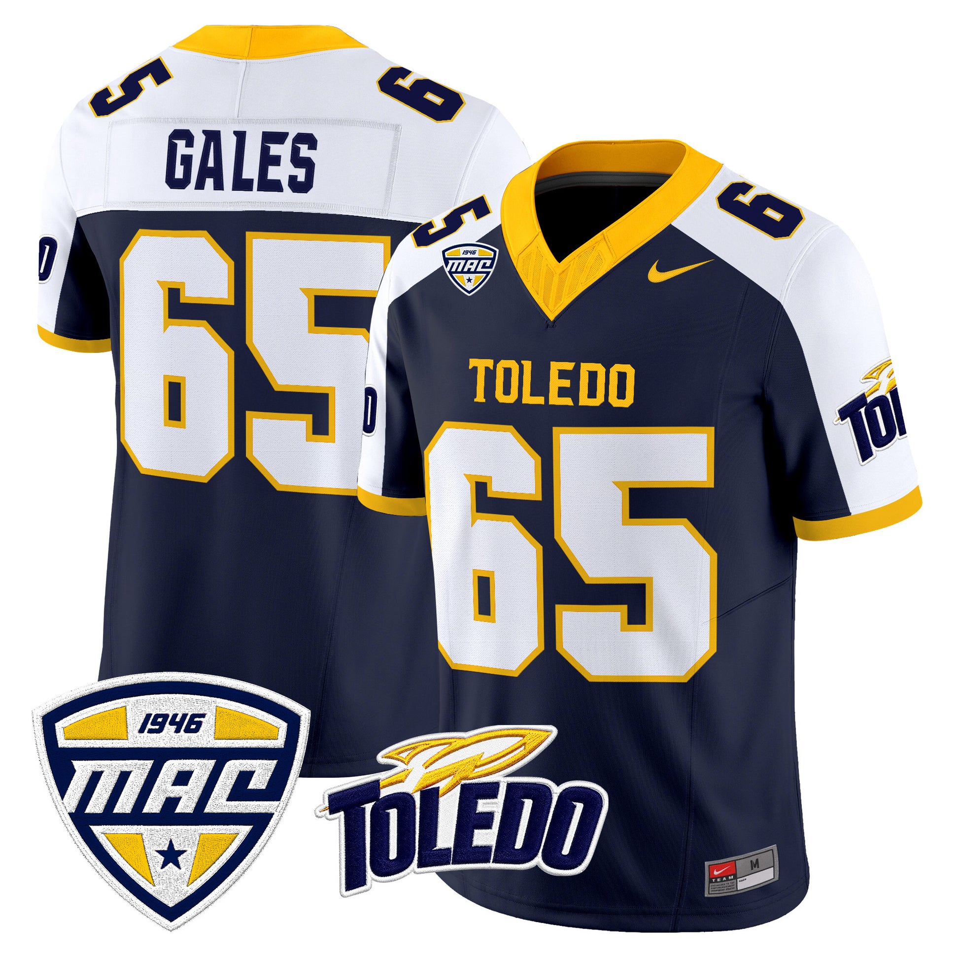 Men's Toledo Rockets 2026 Vapor Limited Jersey - All Stitched