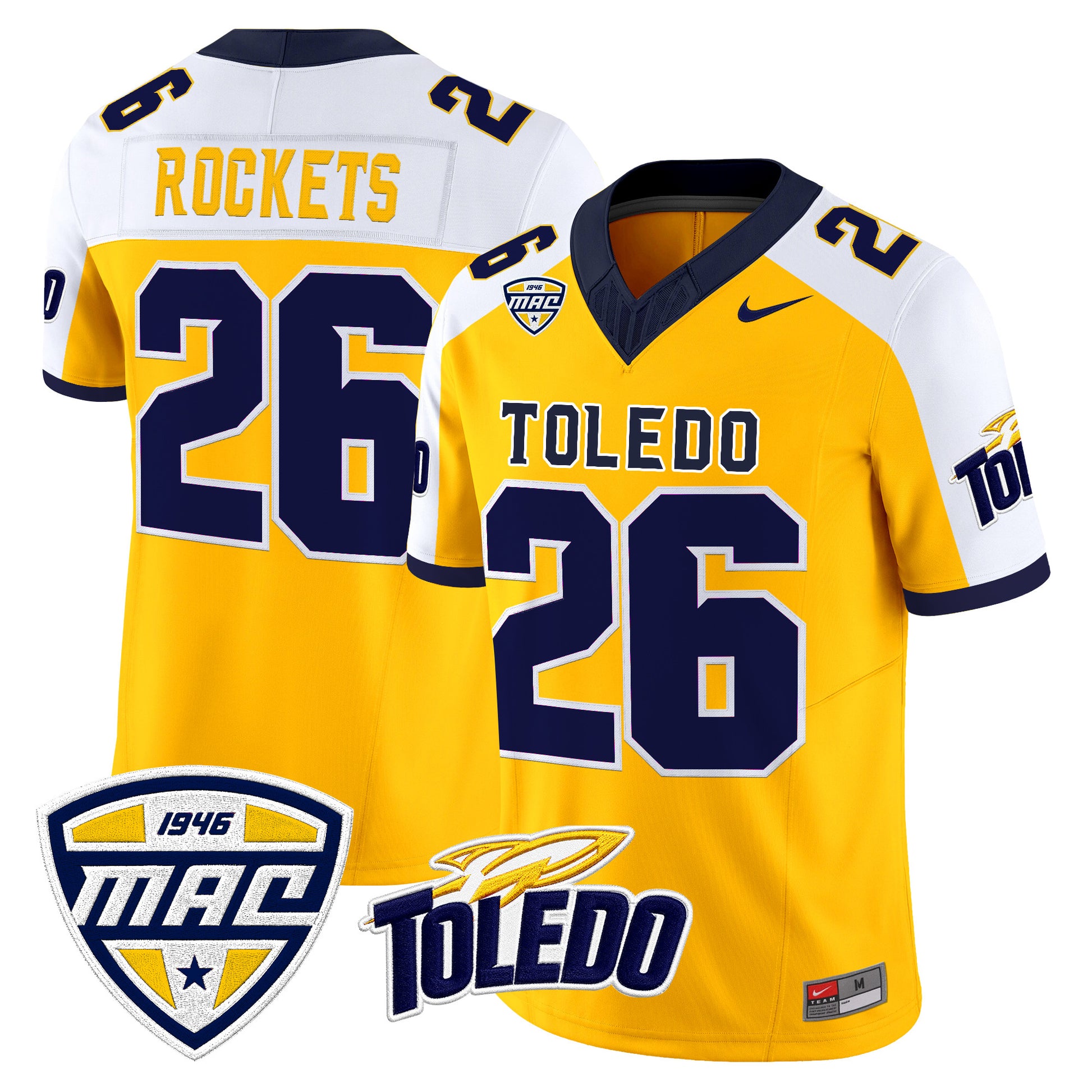 Men's Toledo Rockets 2026 Vapor Limited Jersey - All Stitched