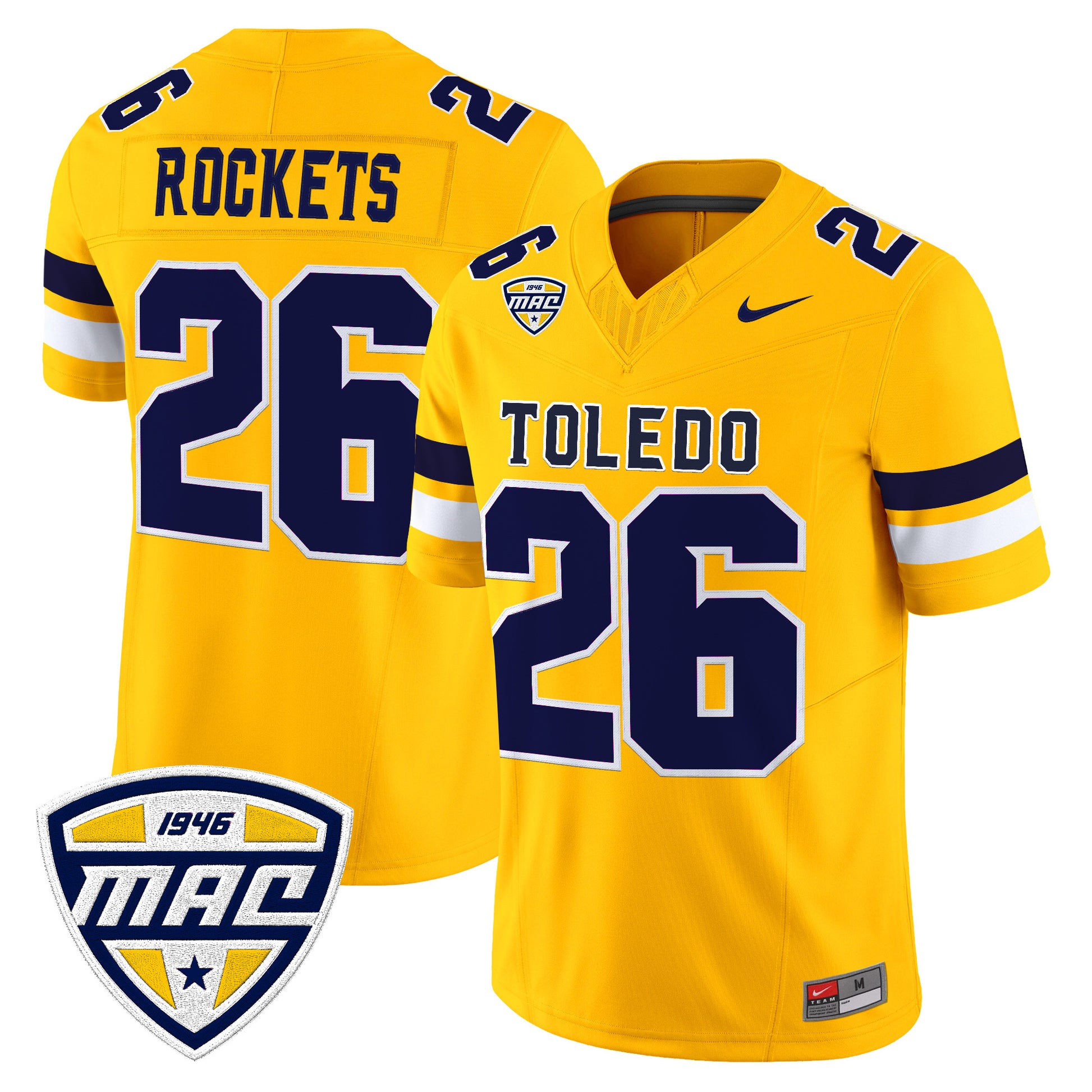 Men's Toledo Rockets 2026 Vapor Limited Jersey - All Stitched