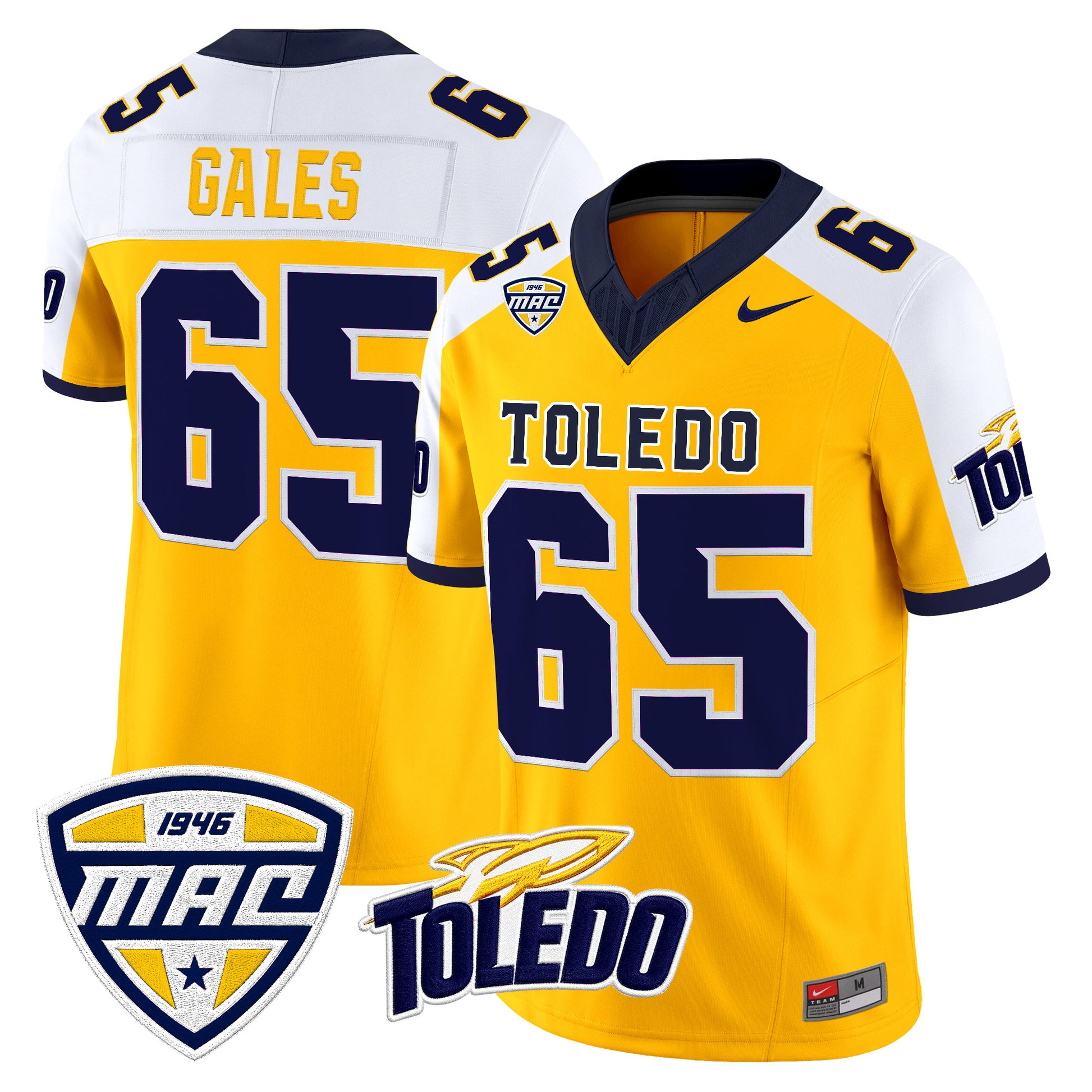 Men's Toledo Rockets 2026 Vapor Limited Jersey - All Stitched