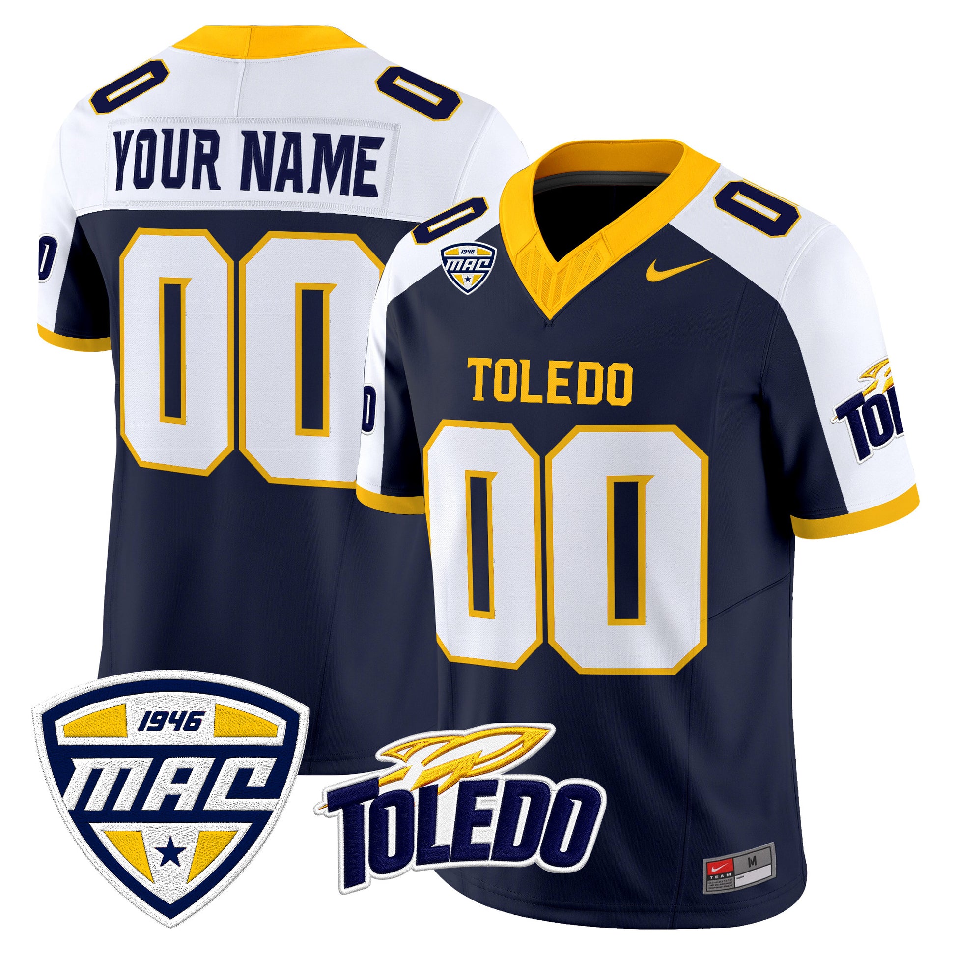 Toledo Rockets 2026 Vapor Limited Custom Jersey - All Stitched