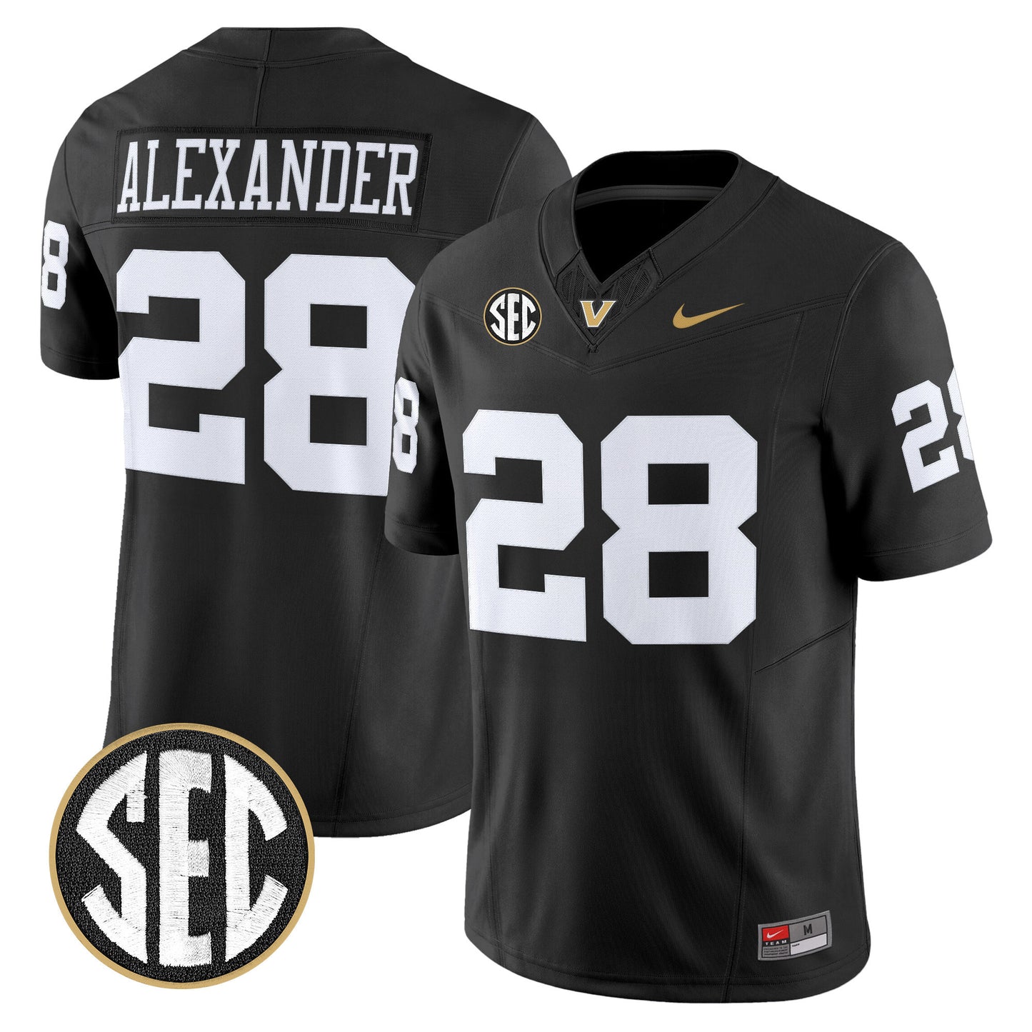 Men's Vanderbilt Commodores 2026 Vapor Limited Jersey - All Stitched