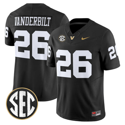 Men's Vanderbilt Commodores 2026 Vapor Limited Jersey - All Stitched