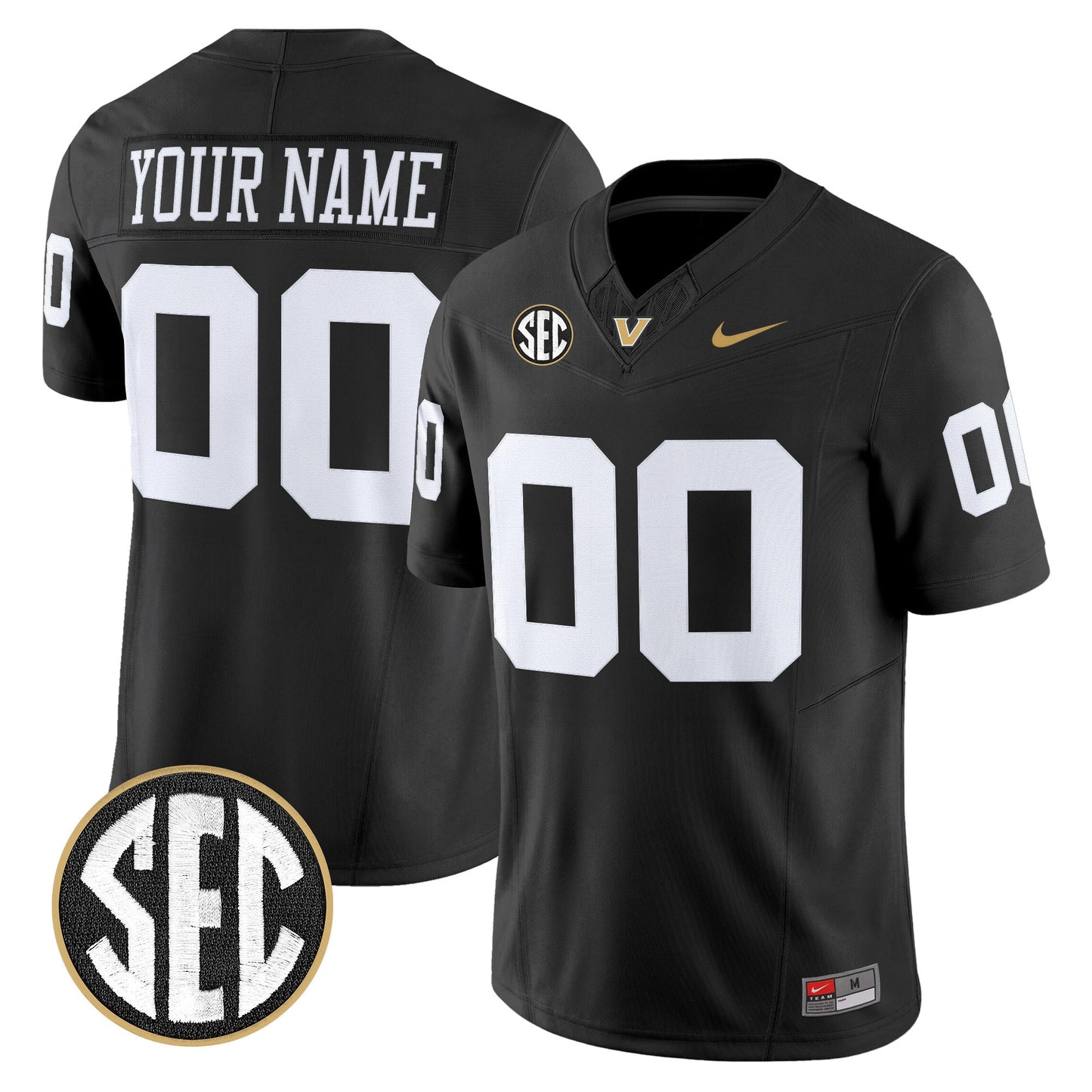 Vanderbilt Commodores 2026 Vapor Limited Custom Jersey - All Stitched
