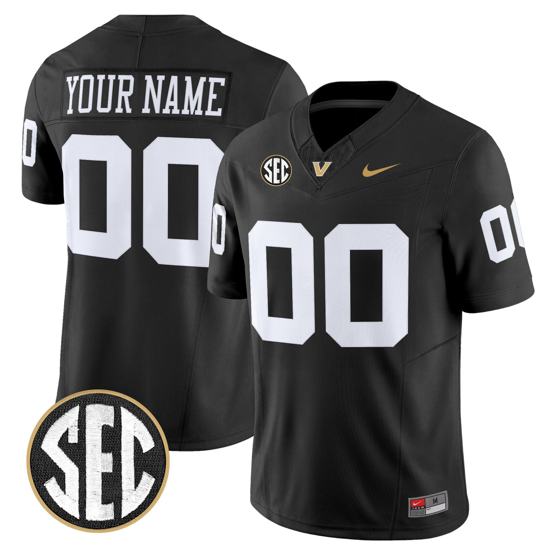Vanderbilt Commodores 2026 Vapor Limited Custom Jersey - All Stitched