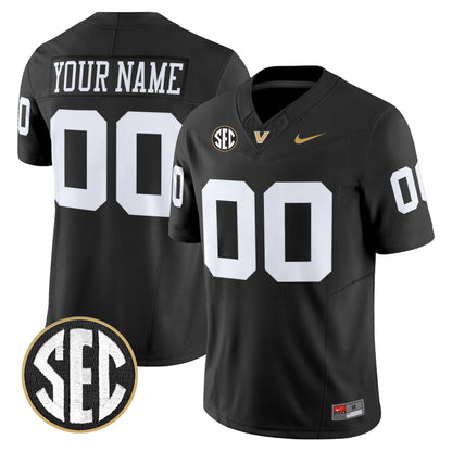 Vanderbilt Commodores 2026 Vapor Limited Custom Jersey - All Stitched