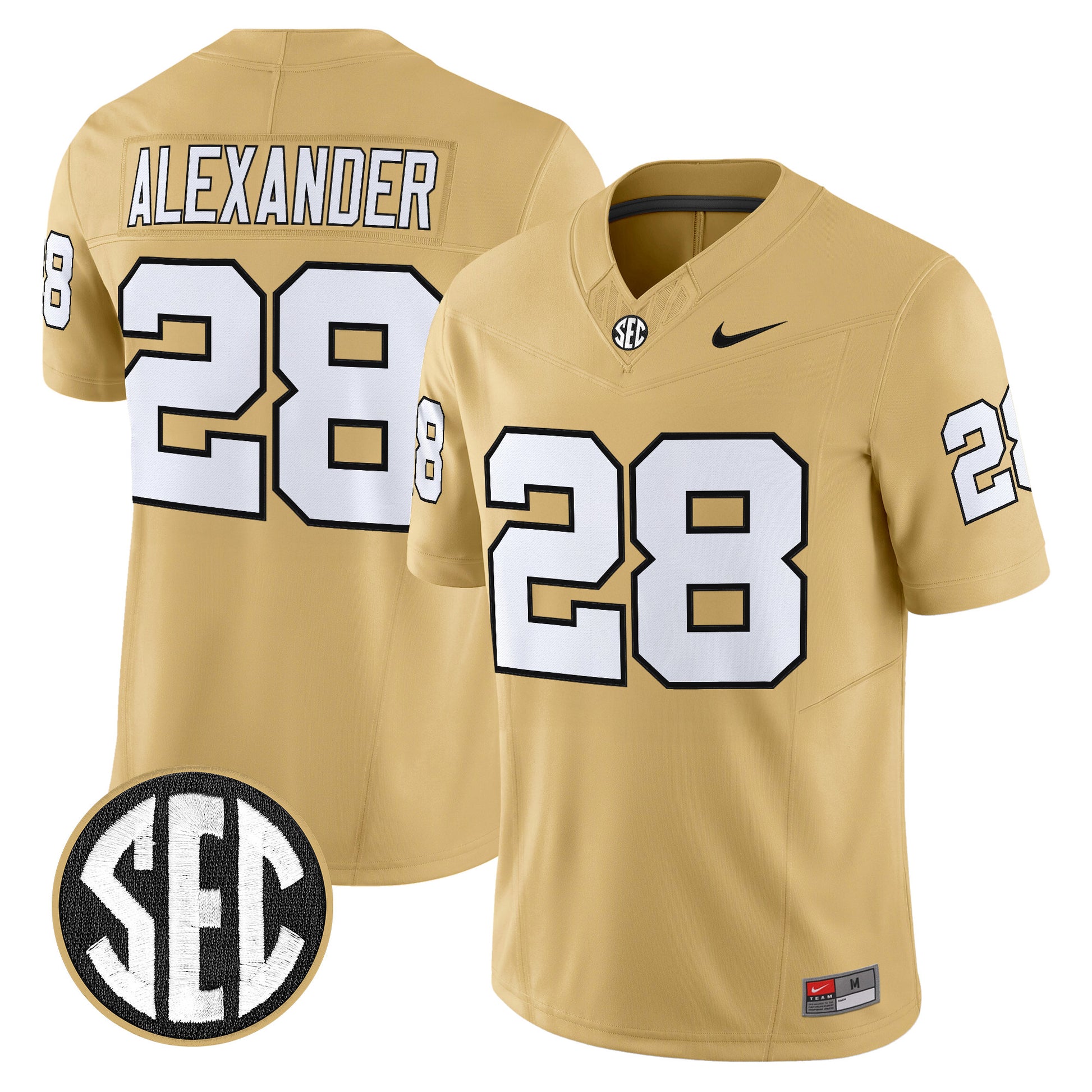 Men's Vanderbilt Commodores 2026 Vapor Limited Jersey V2 - All Stitched