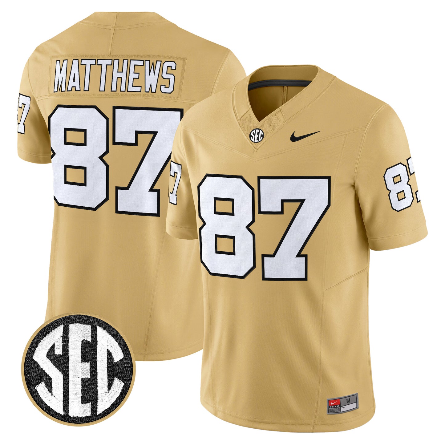 Men's Vanderbilt Commodores 2026 Vapor Limited Jersey V2 - All Stitched