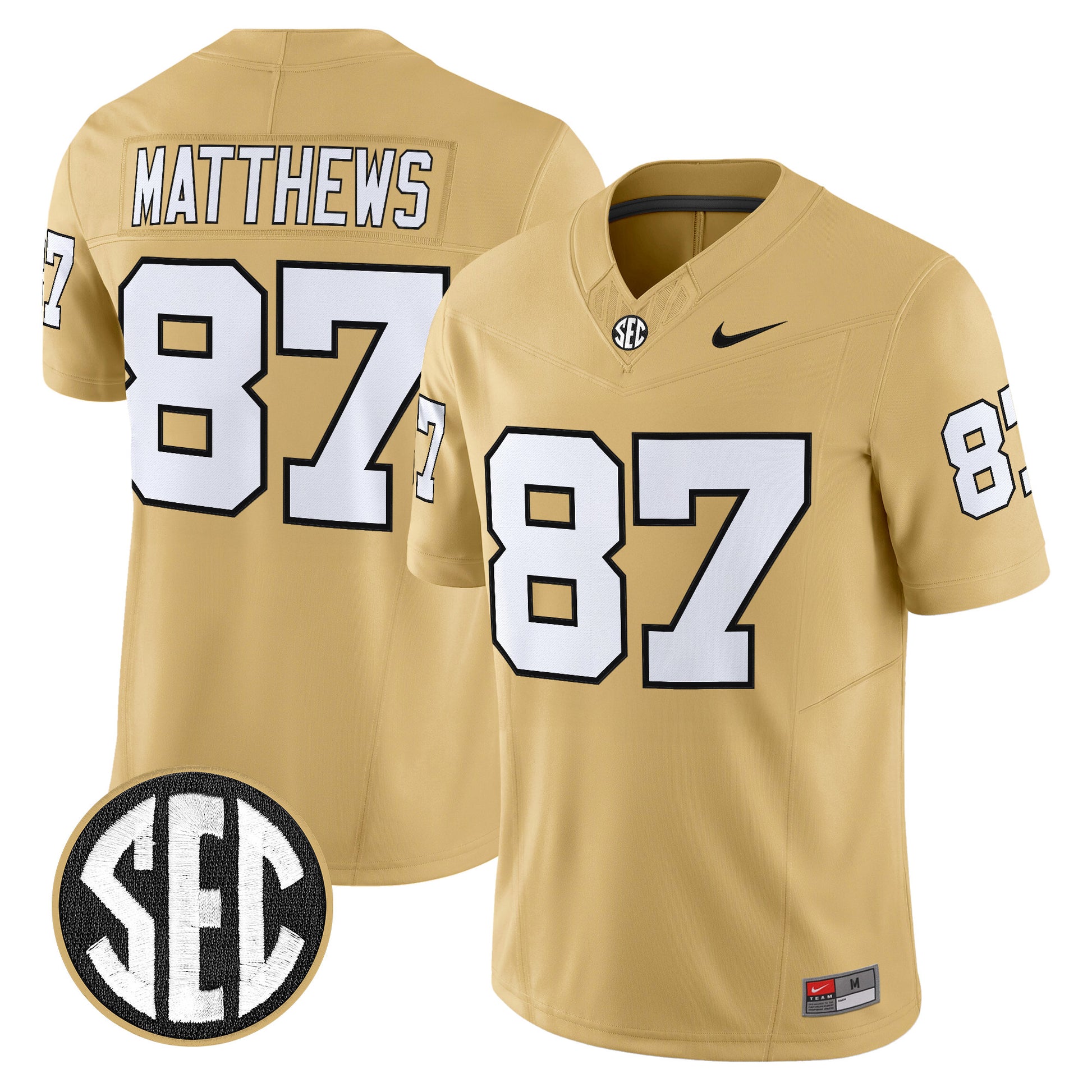 Men's Vanderbilt Commodores 2026 Vapor Limited Jersey V2 - All Stitched