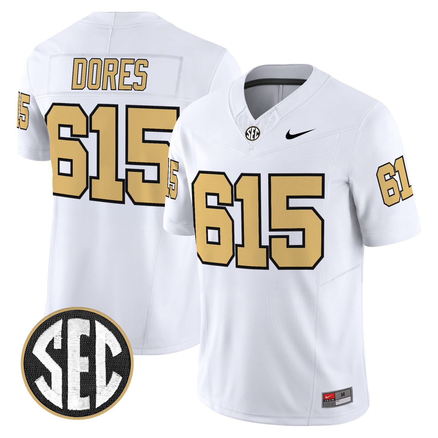 Men's Vanderbilt Commodores 2026 Vapor Limited Jersey V2 - All Stitched
