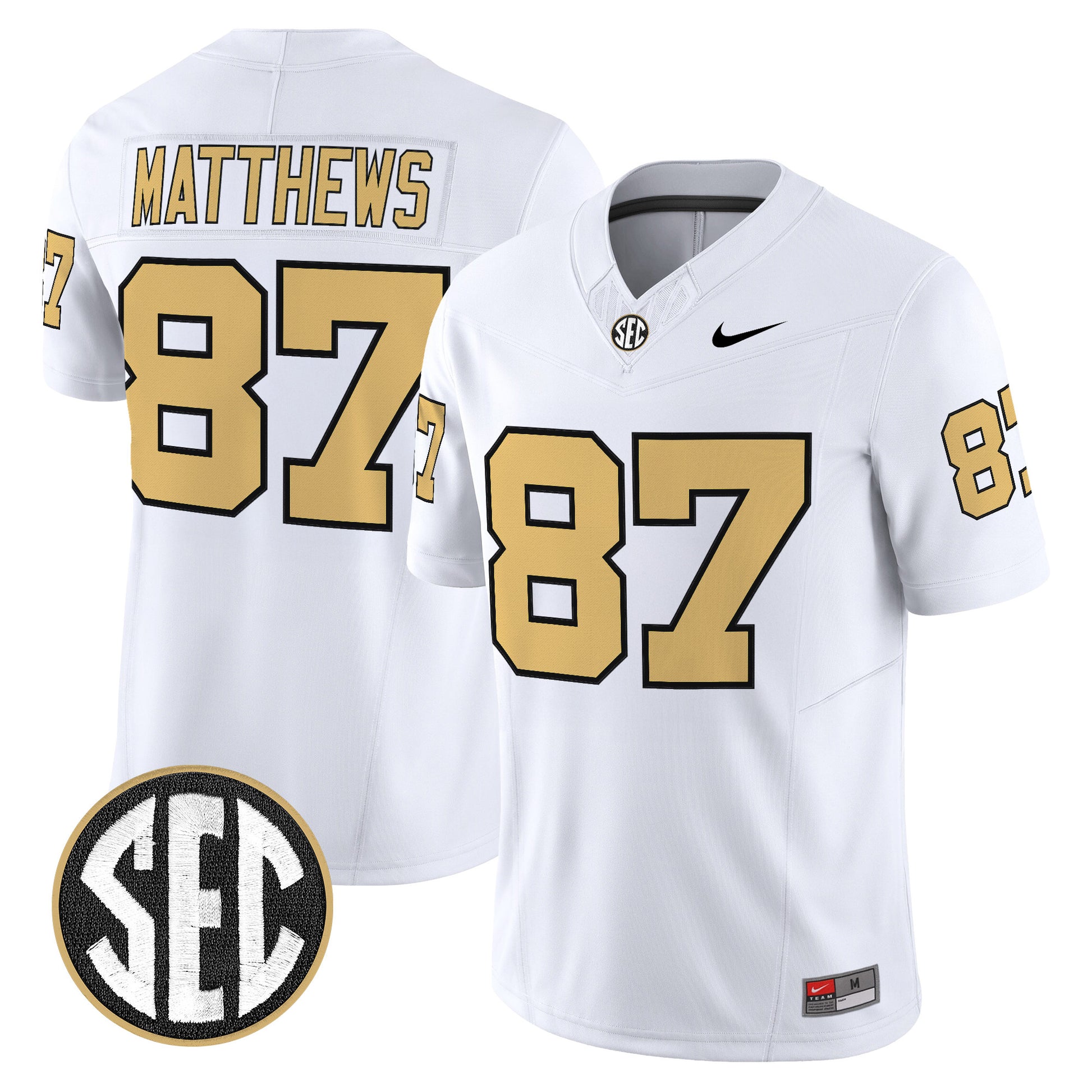 Men's Vanderbilt Commodores 2026 Vapor Limited Jersey V2 - All Stitched