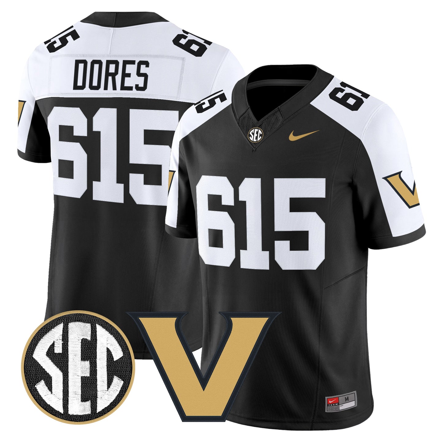 Men's Vanderbilt Commodores 2026 Vapor Limited Jersey V2 - All Stitched