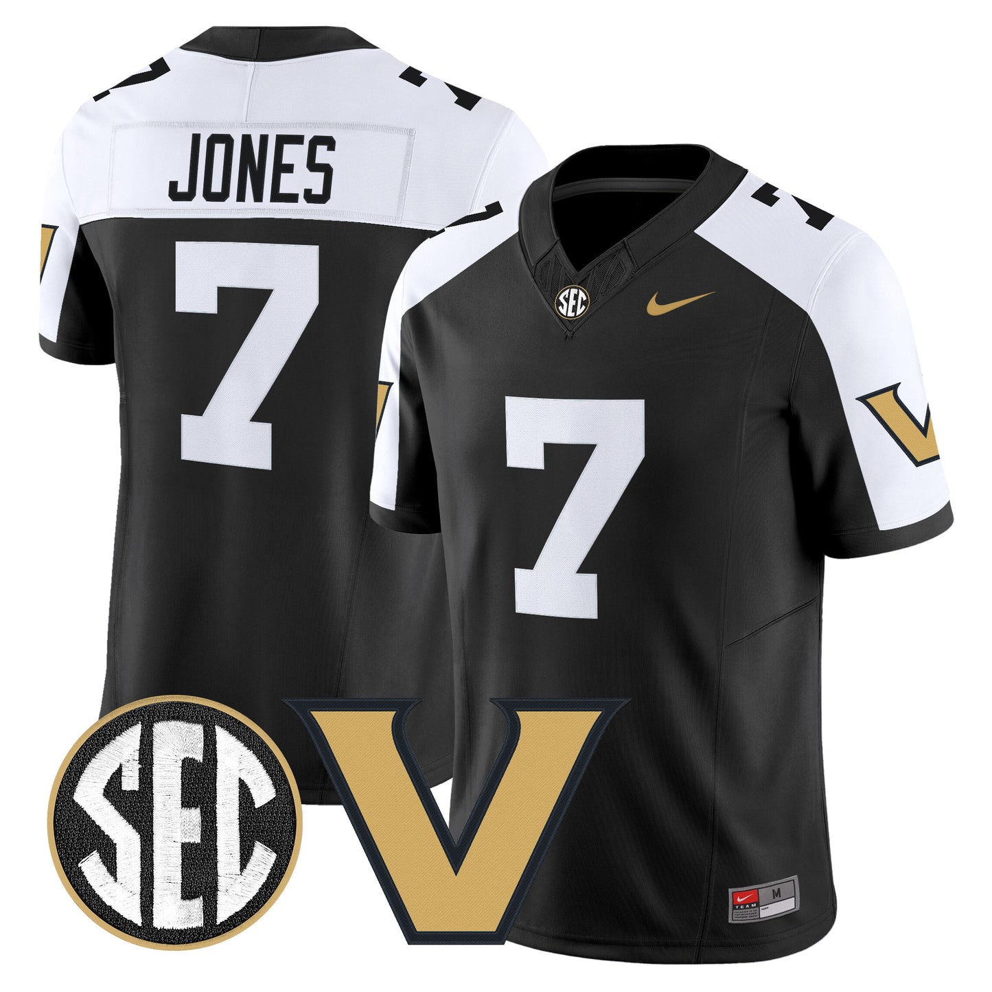 Men's Vanderbilt Commodores 2026 Vapor Limited Jersey V2 - All Stitched