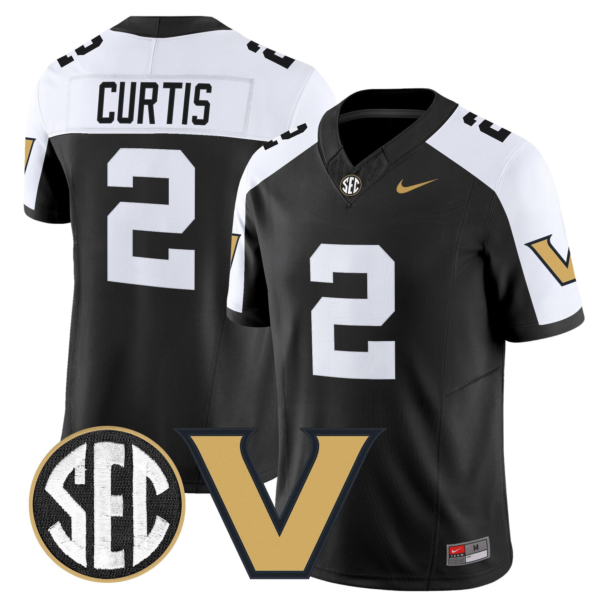 Men's Vanderbilt Commodores 2026 Vapor Limited Jersey V2 - All Stitched