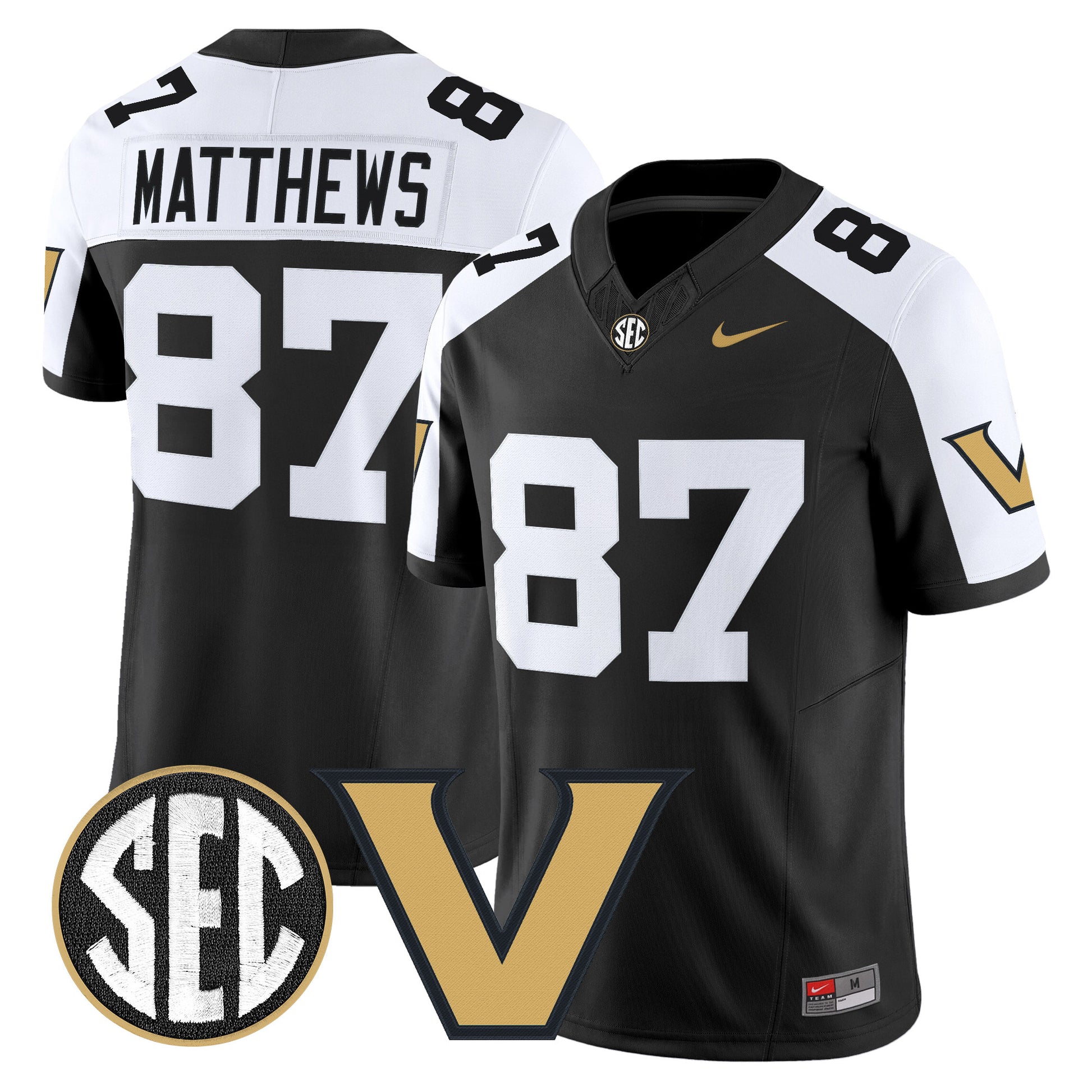 Men's Vanderbilt Commodores 2026 Vapor Limited Jersey V2 - All Stitched