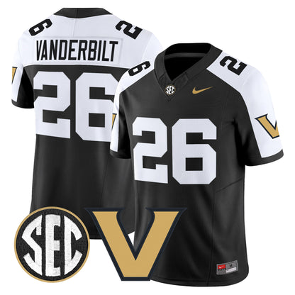 Men's Vanderbilt Commodores 2026 Vapor Limited Jersey V2 - All Stitched