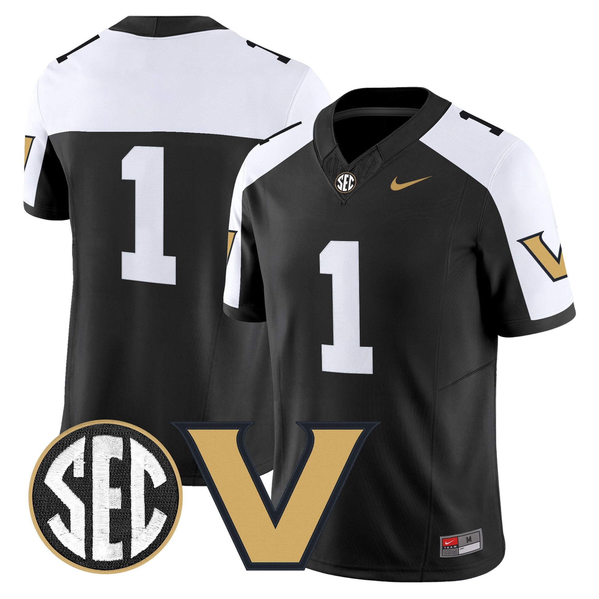 Men's Vanderbilt Commodores 2026 Vapor Limited Jersey V2 - All Stitched