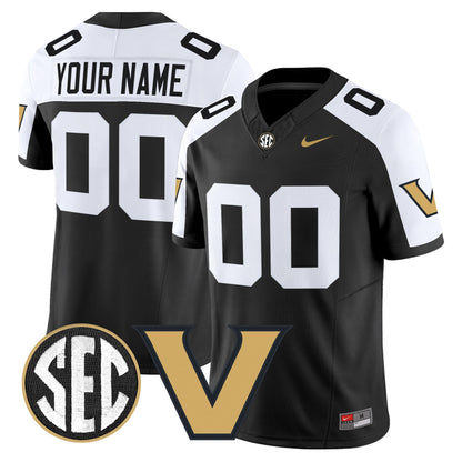 Vanderbilt Commodores 2026 Vapor Limited Custom Jersey V2 - All Stitched