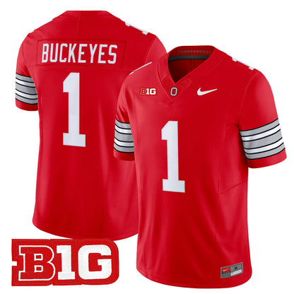 Men's Ohio State Buckeyes 2026 "Tunnel Vision" Vapor Limited Jersey - All Stitched