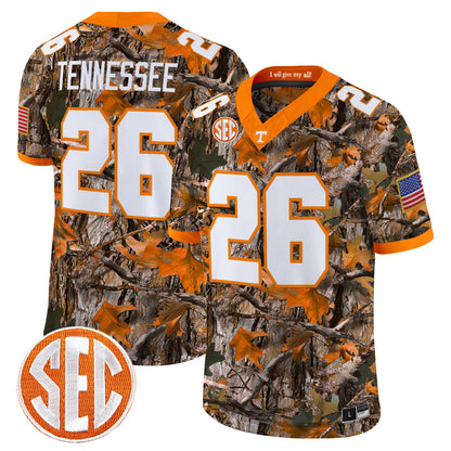 Tennessee Volunteers Camouflage Edition 2026 Vapor Limited Jersey - All Stitched