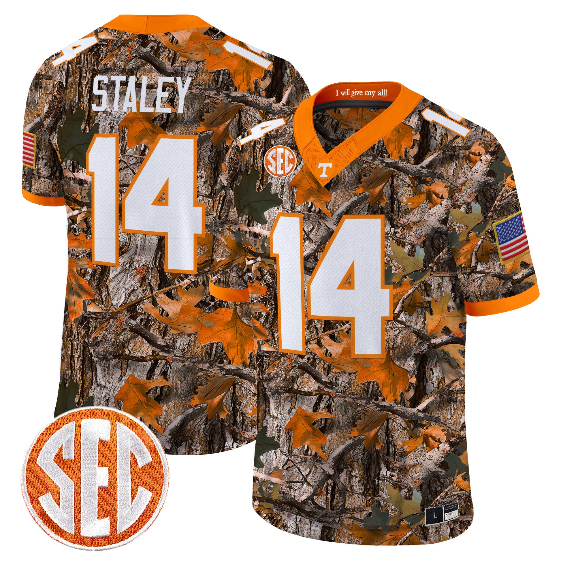 Tennessee Volunteers Camouflage Edition 2026 Vapor Limited Jersey - All Stitched