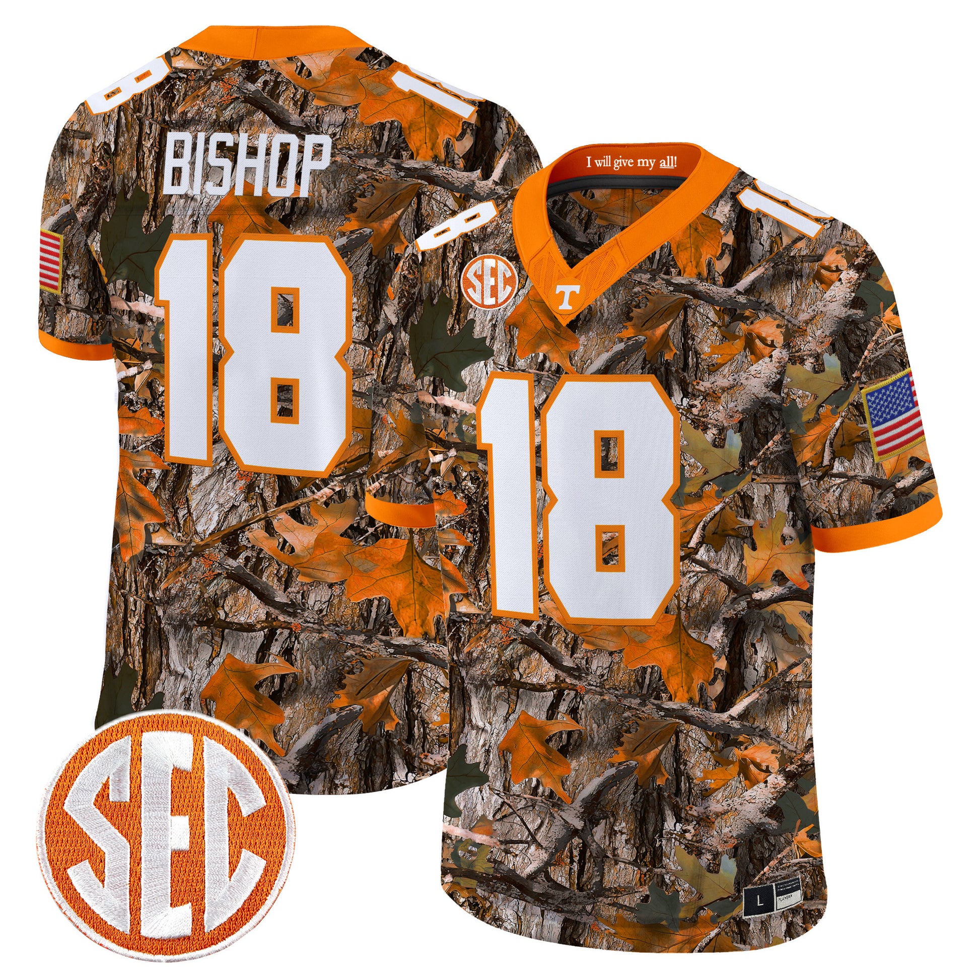 Tennessee Volunteers Camouflage Edition 2026 Vapor Limited Jersey - All Stitched