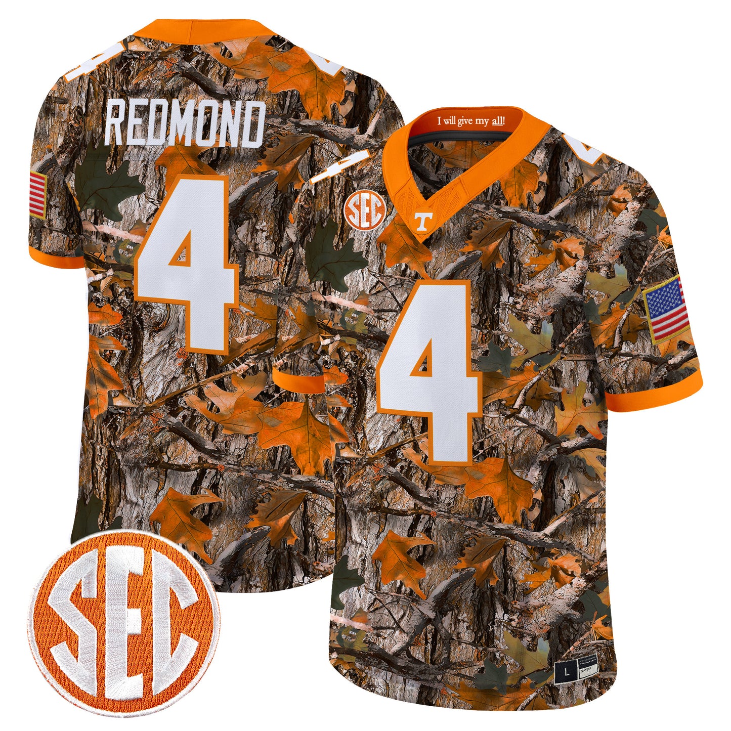 Tennessee Volunteers Camouflage Edition 2026 Vapor Limited Jersey - All Stitched