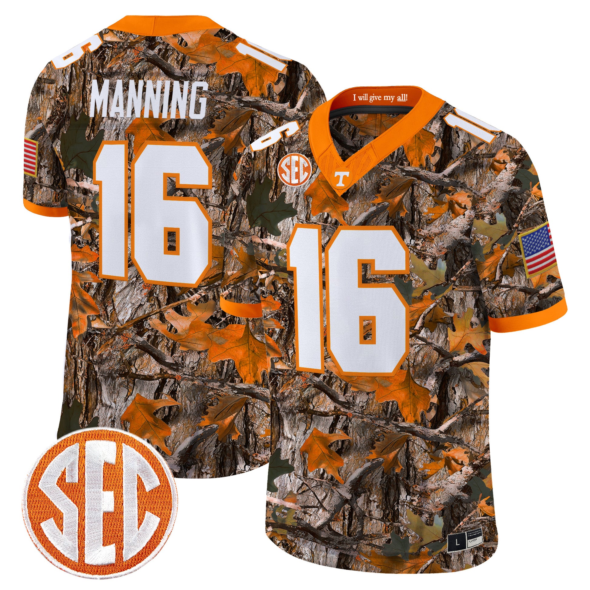 Tennessee Volunteers Camouflage Edition 2026 Vapor Limited Jersey - All Stitched