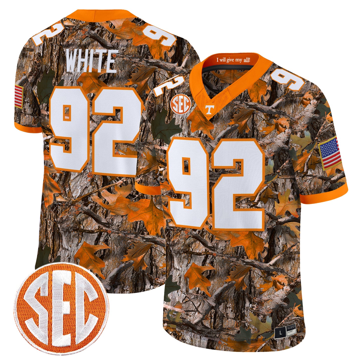 Tennessee Volunteers Camouflage Edition 2026 Vapor Limited Jersey - All Stitched