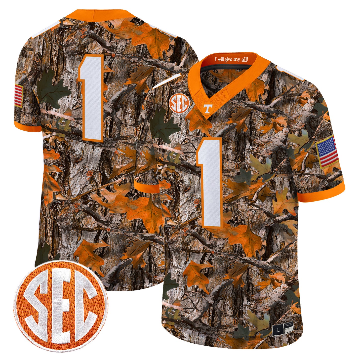 Tennessee Volunteers Camouflage Edition 2026 Vapor Limited Jersey - All Stitched