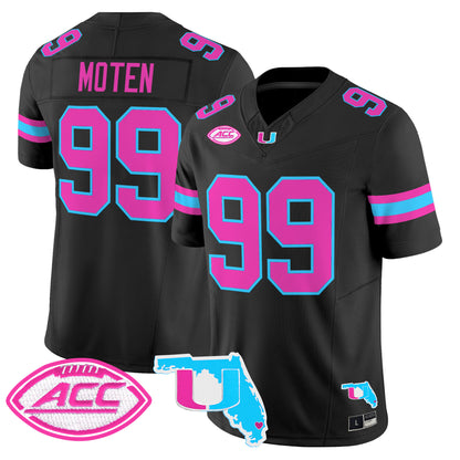 Men's Miami Hurricanes Vice City Vapor Limited Jersey - All Stitched