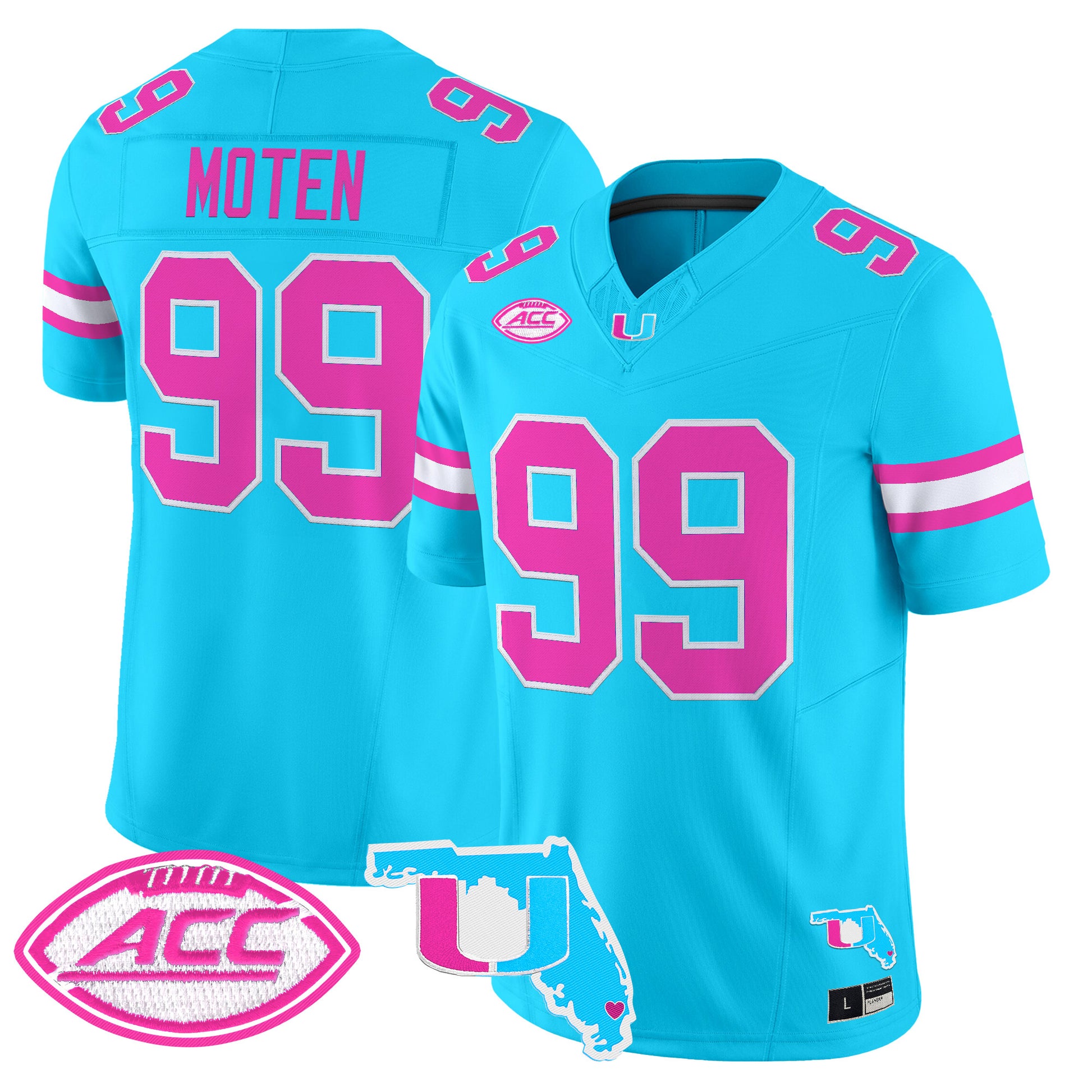 Men's Miami Hurricanes Vice City Vapor Limited Jersey - All Stitched