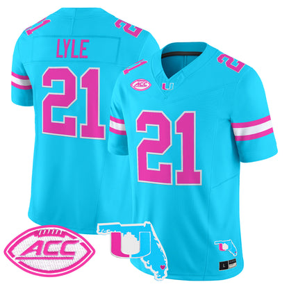 Men's Miami Hurricanes Vice City Vapor Limited Jersey - All Stitched