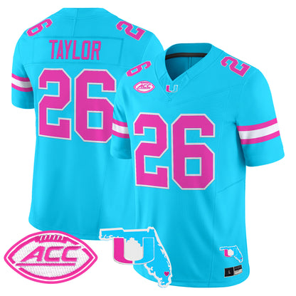 Men's Miami Hurricanes Vice City Vapor Limited Jersey - All Stitched